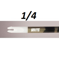 1/4" - White