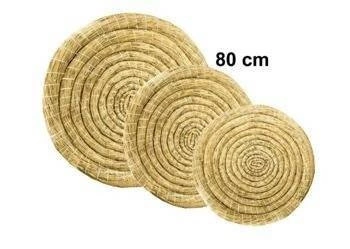 Round Coiled Straw Target 80 cm Ø x 8 cm thick.