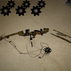 Firing of the bow after a dry shot. A chord in a compound bow has fallen off. How to apply a chord in a compound bow?  