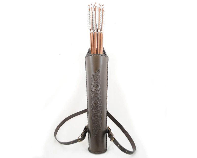 Herbis quiver, pusapvalis, pintas 8 tipo - keltų