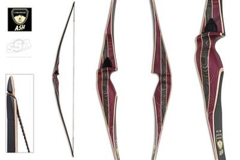 HYBRID BOWS ASH 62" RH 25 LBS FLEMISH DYNEEMA STRING INCL.