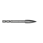 TopHat Glue-In Point SL Convex Aluminium 30-40-50-60grain