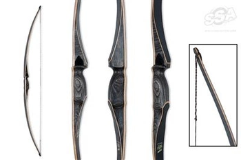 LONGBOWS BOGA 68" RH 25 LBS FLEMISH DYNEEMA STRING INCL.