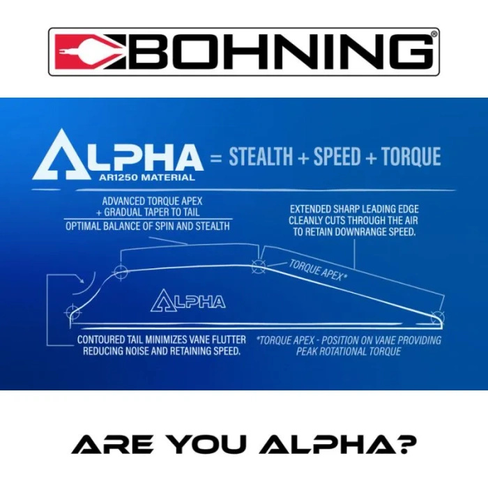 Bohning Vane AR1250 Alpha 2.8"