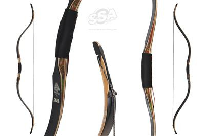 HORSE BOWS TRADITIONAL BLACK SADA 52" 25 LBS AMBIDEXTROUS / D-75 STRING INCL