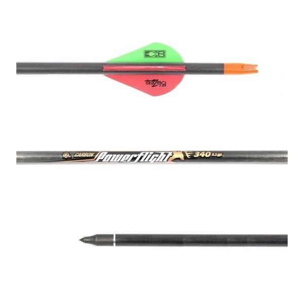 Karbonpfeil Easton PowerFlight Dragon 5szt spin 300, 340, 400, 500