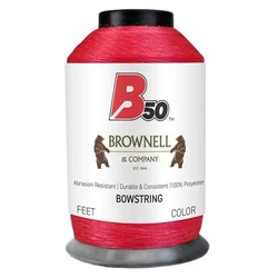 Cięciwa Dacron B50 Brownell 1/4 lbs Czerwona - Wysoka jakość i niezawodność do Twojego łuku, produkcja USA