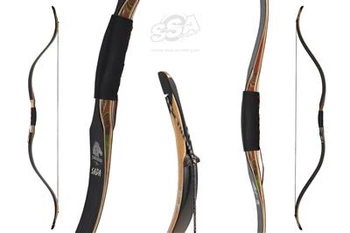 HORSE BOWS TRADITIONAL BLACK SADA 52" 25 LBS AMBIDEXTROUS / D-75 STRING INCL