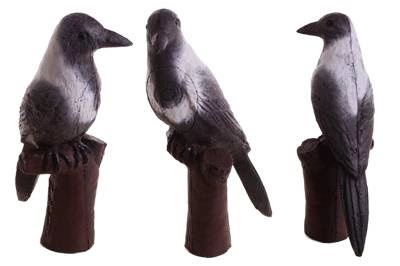 BEIER 3D TARGET HOODED CROW : L22 x W11 x H40cm GROUP 4