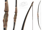 LONGBOWS BLACK HAWK 68" RH 25 LBS FLEMISH DYNEEMA STRING INCL.