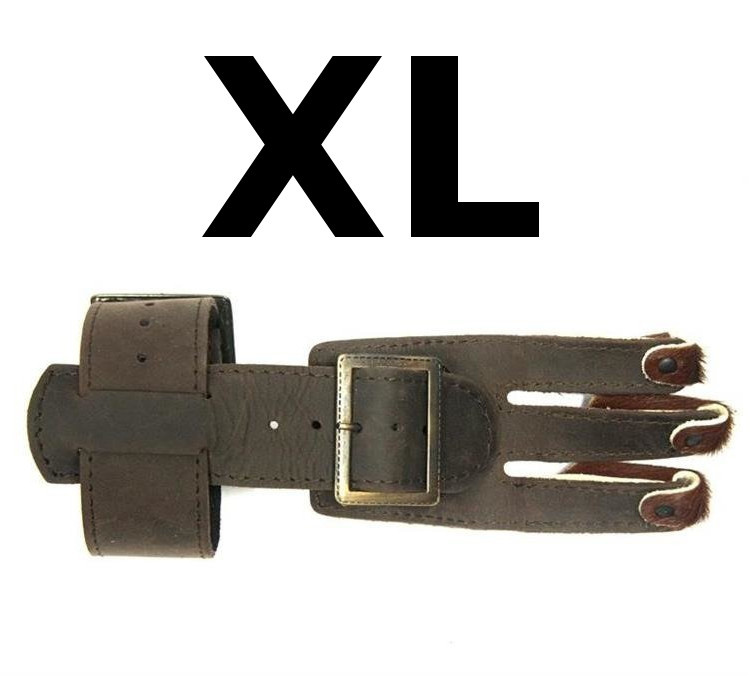 Herbis archery glove with bristles fastened with buckle