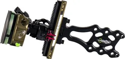AXCEL HUNTING & 3D SIGHT LANDSLYDE SLIDER ACCUSTAT II SCOPE - 3 PIN .019 TACTICAL BOWHUNTING