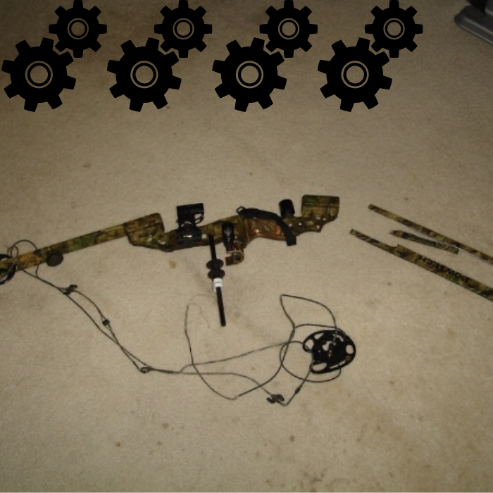 Firing of the bow after a dry shot. A chord in a compound bow has fallen off. How to apply a chord in a compound bow?  