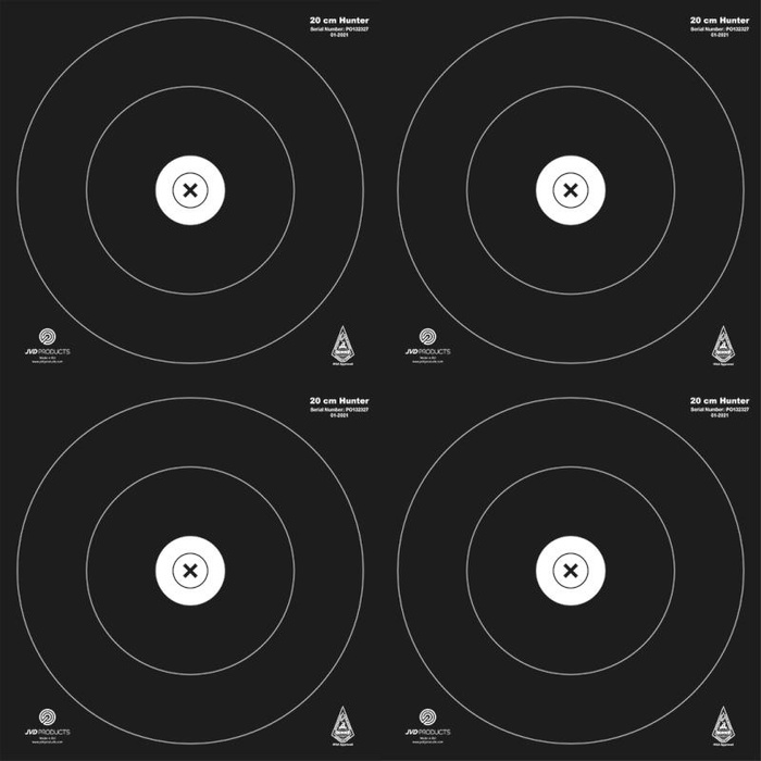 JVD Products Target Face IFAA Hunter 4 x 20 cm