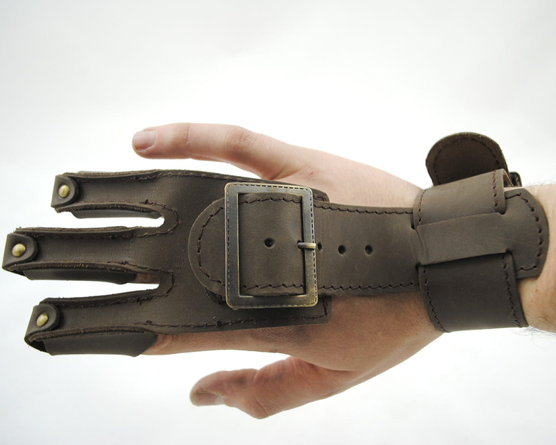 Bogenhandschuh Herbis - Schnallenverschluss