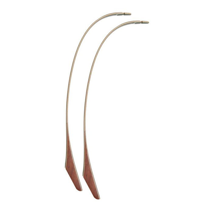 Bear Archery TD Limbs #3 Bubinga with Green Glass