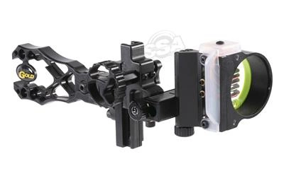 BLACK GOLD ASCENT VERDICT ASSAULT SINGLE PIN WITH H/V CLICK MICRO .019" RH BLK