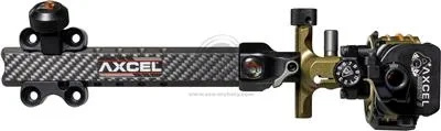 AXCEL ARMORTECH LITE PRO - CARBON PRO BAR 41mm - 5 PIN .010 TACTICAL BOWHUNTING/BLACK