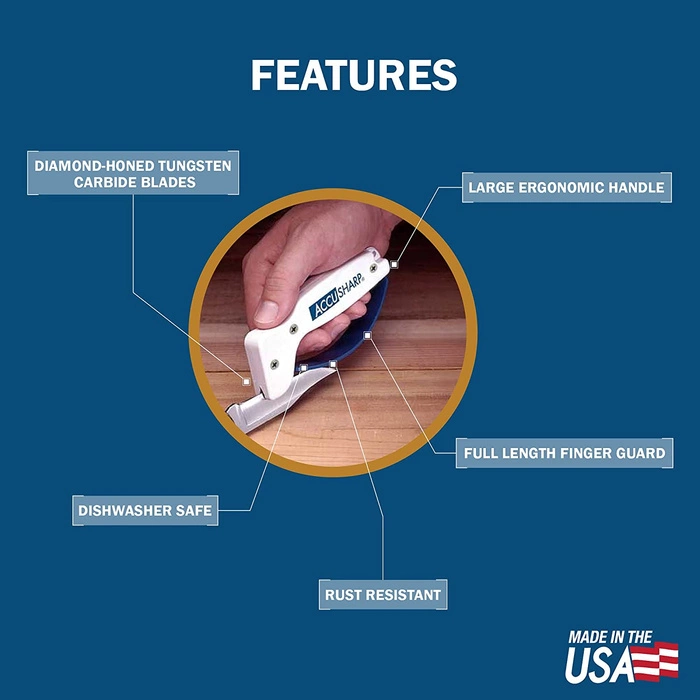 Accusharp knife sharpener