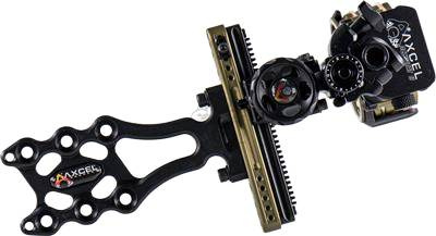 AXCEL HUNTING & 3D SIGHT LANDSLYDE SLIDER ACCUSTAT II SCOPE - 4 PIN .019 TACTICAL BOWHUNTING