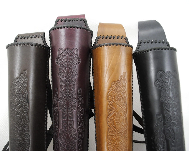 Herbis quiver, pusapvalis, pintas 8 tipo - keltų