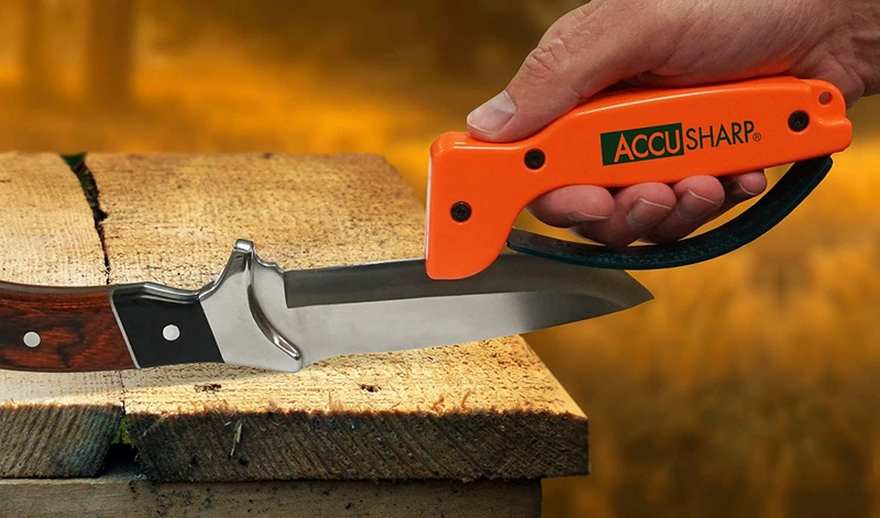 Accusharp knife sharpener