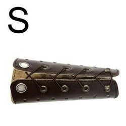 Herbis type 3 forearm protection attached with rubber band