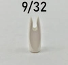 9/32'' - White