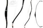 HORSE BOWS TRADITIONAL BLACK SHADOW 48" 25 LBS CARBON RH/LH / STRING INCL