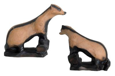 WILD LIFE 3D TARGET BADGER ON ROCK - DIM:68x64x28CM GROUP 3