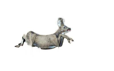 NATUR FOAM 3D TARGET ROEDEER - RUNNING