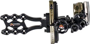 AXCEL LANDSLYDE SLIDER AVX-41 SCOPE - RANGER DOUBLE PIN .019 GREEN/RED FIBER TACTICAL BOWHUNTING