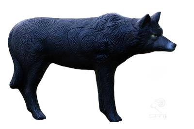 SRT 3D TARGET BLACK WOLF - GROUP 2 - L123cm H75cm
