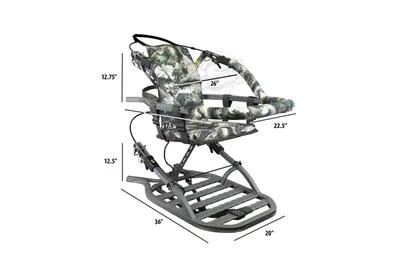 TREESTAND Summit Viper Pro SD aluminiowy drzewołaz w kamuflażu Mossy Oak Terra z uprzężą bezpieczeństwa