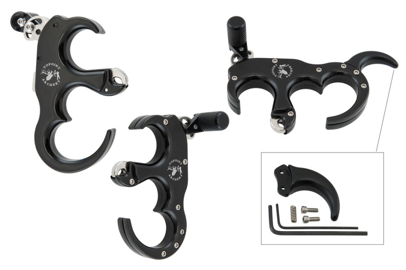 Topoint Šaudymas iš lanko JUODAS piršto gaidukas