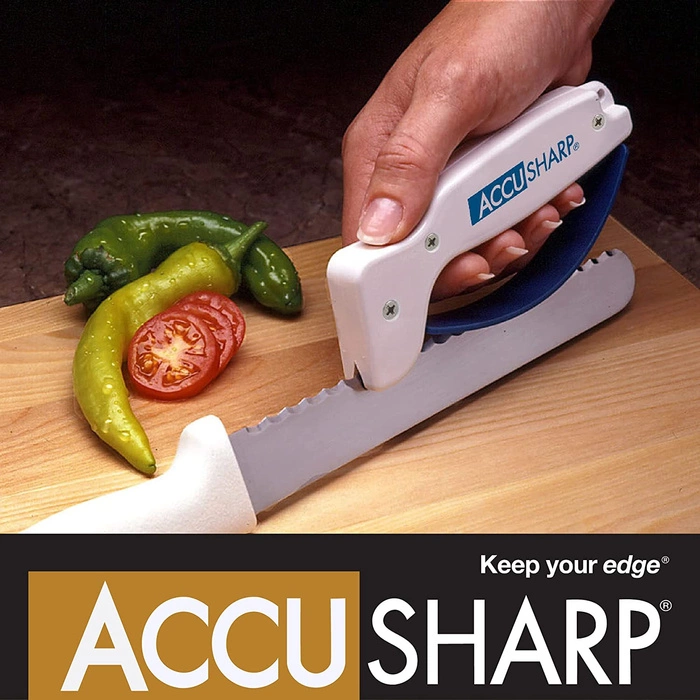 Accusharp knife sharpener