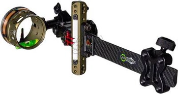 AXCEL LANDSLYDE CARBON PRO SLIDER AVX-41 SCOPE RANGER DOUBLE PIN .010 GREEN/RED FIBER TACTICAL BOWHUNTING