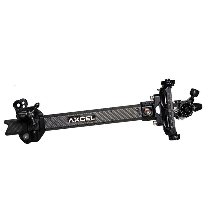 Axcel Sight Achieve XP Variable Range 1.5" Carbon Bar Recurve 9"