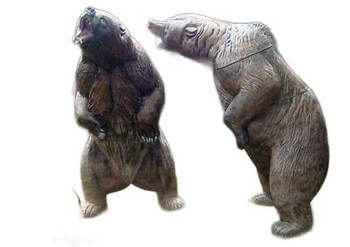 NATUR FOAM 3D TARGET BEAR BROWN - THREATENING