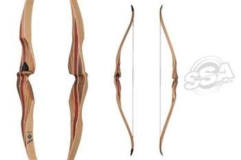 HUNTING BOWS ZEBRALI 60" RH 30 LBS FLEMISH DYNEEMA STRING INCL.