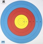 Tarcza papierowa 80 cm Fita - centralna 6 Ring